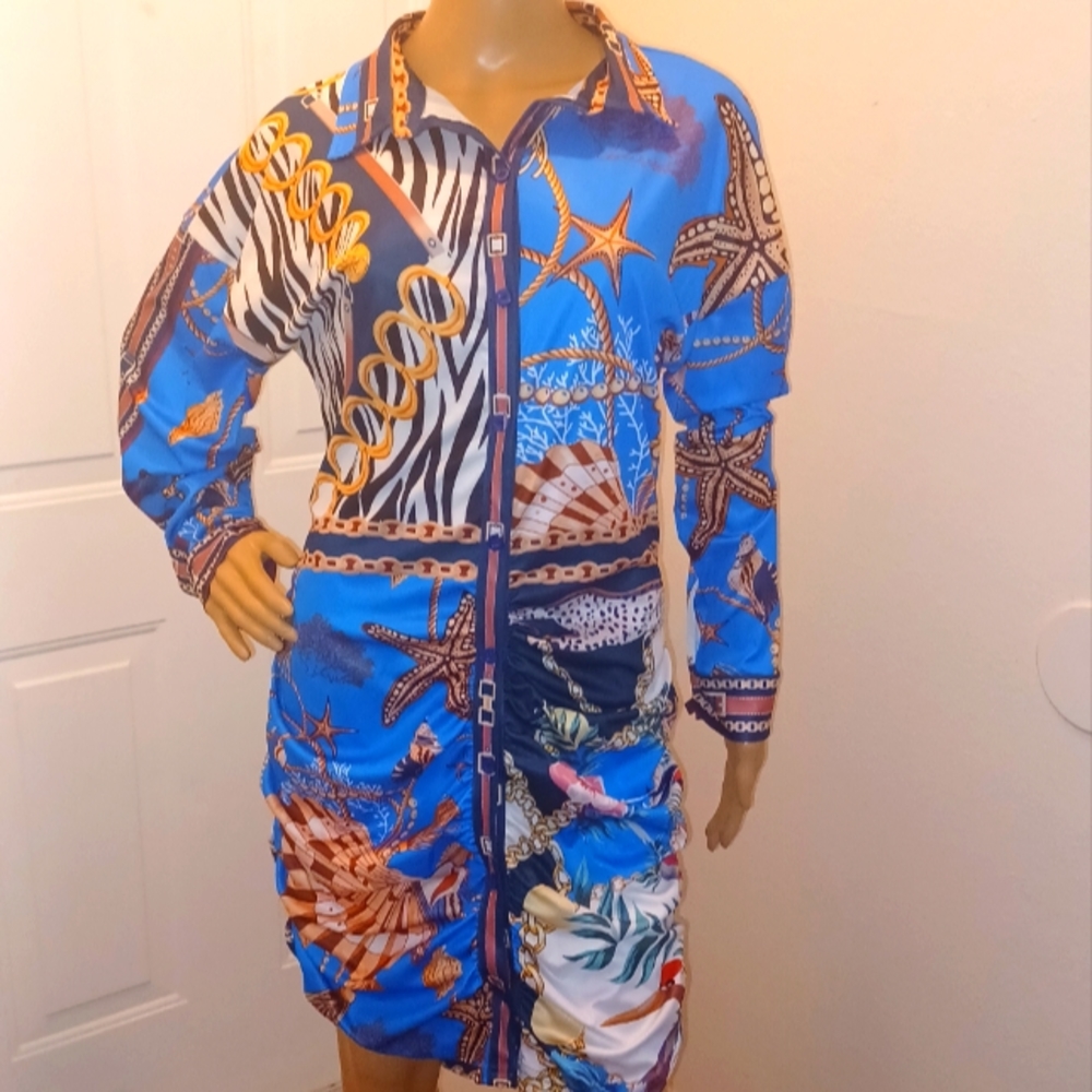 Women's Bodycon Shirt Dress